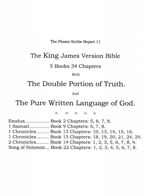 A page from the king james version bible.