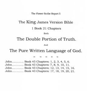 A page from the king james version bible.