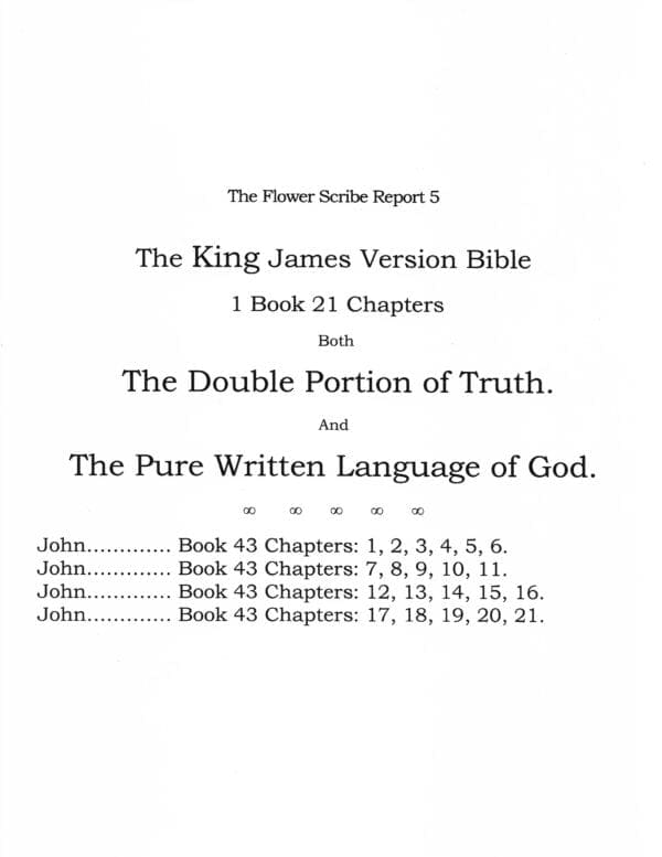 A page from the king james version bible.