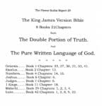 A page of the king james version bible.