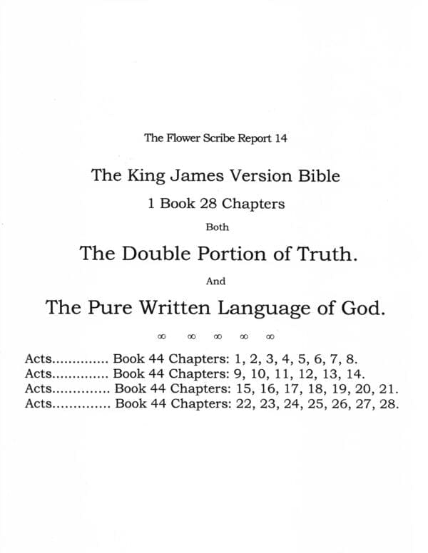 A page from the king james version bible.