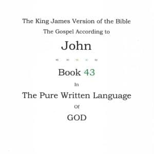 A book cover with the name of john